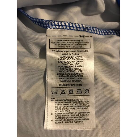 Adidas x FARM Rio Butterfly Print Dress - Size Medium - Picture 9 of 10